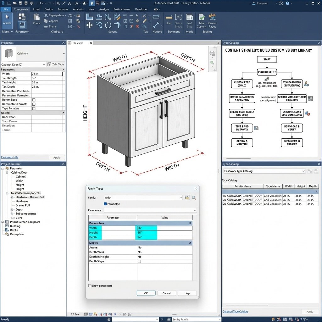 Revit family editor