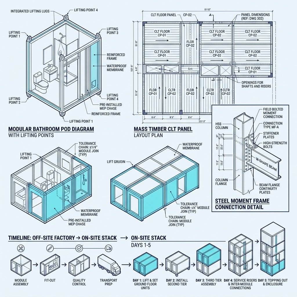 Innovative building under construction